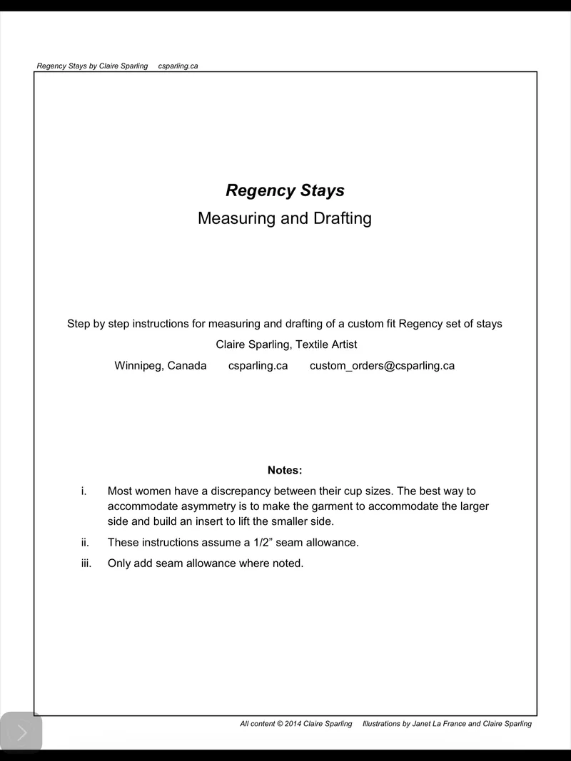 Regency Stays Measuring and Drafting